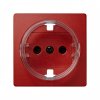 Simon 73041-67 Накладка со шторками для розетки с заземлением 2Р+Е