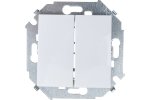 Simon 1591398-030 Двухклавишный выключатель, 16AX 250В