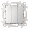 Simon 2450391-033 Трехклавишный выключатель, 10AX 250В