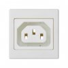 Simon K306A-9 Розетка IEC320 "мама", белый, K45, Connect