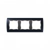 Simon 82832-32 Рамка на 3 поста, графит/графит, S82