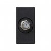 Simon K102C-14 Розетка узкая SAT, графит, K45, Connect