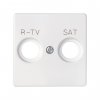 Simon 82097-30 Накладка для розетки R-TV+SAT с пикт."R-TV SAT", белый, S82