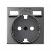 Simon 8200049-096 Накладка для розетки Schuko с з/у USB A+A