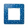 Simon 8200610-221 Рамка на 1 пост, звезды на индиго/белый, S82D