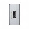 Simon K126D-8 Зарядное устройство узкое USB A 10W, 230В~, алюминий, K45, Connect