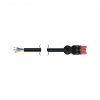 Simon CR4020-6 Кабель 2м 3x2,5мм "мама - free-end" 2P+E, красный, QC