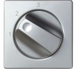 Simon 82084-33 Накладка для поворот.перекл-ля на 3 полож. с пикт."1-2-3", алюминий, S82