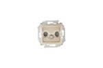 Simon 1591466-034 Розетка R-TV-SAT одиночная, шампань, S15