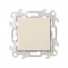 Simon 2450392-031 Двухклавишный выключатель с подсветкой, 10AX 250В