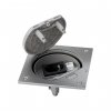 Simon KSE15U-23-72 Основа влагостойкая IP66 с розеткой Schuko и RJ45 Cat.5e UTP