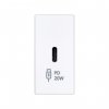 Simon K126I-9 Зарядное устройство узкое USB C 20W, 230В