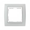 Simon 82611-33 Рамка на 1 пост, серый/белый, S82