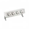 Simon 42404000-130 Настольный x4 розеточный блок, 4x2P+E