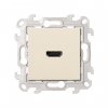 Simon 2411094-031 Розетка HDMI v1.4, сл.кость, S24