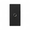 Simon K123B-14 Розетка узкая Mini-Jack 3,5мм, графит, K45, Connect
