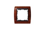 Simon 82815-61 Рамка на 1 пост, вишня/графит, S82