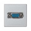 Simon K100B-8 Розетка VGA HD15, алюминий, K45, Connect