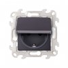 Simon 2450448-038 Розетка IP44 с крышкой и шторками Schuko 2Р+Е, 16A 250В