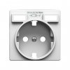 Simon 8200049-090 Накладка для розетки Schuko с з/у USB A+A