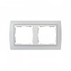 Simon 82621-33 Рамка на 2 поста, серый/белый, S82