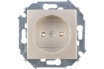 Simon 1591444-034 Розетка со шторками 2Р, 16A 250В