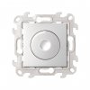 Simon 2410313-033 Светорегулятор повор-нажимной, проходной, 40-450Вт 230В