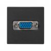 Simon K100B-14 Розетка VGA HD15, графит, K45, Connect
