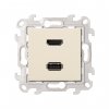 Simon 2411095-031 Розетка HDMI v1.4 + USB 2.0 (передача данных)