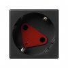 Simon KS11-14 Розетка со шторками и блокировкой Schuko 2Р+Е 16A 250В