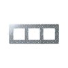 Simon 8200630-223 Рамка на 3 поста, звезды на сером/белый, S82D