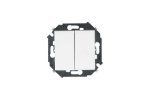 Simon 1591397-030 Двухклавишный переключатель (проходной), 16AX 250В