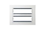 Simon 82851-30 Рамка на 16 узких мех-мов, 2 ряда, белый, S82Centr