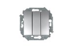 Simon 1591391-033 Трехклавишный выключатель, 10AX 250В