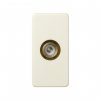 Simon 27475-31 Розетка TV одиночная узкая, сл.кость