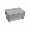 Simon 47403000-133 Двусторонний врезной x8 розеточный блок, планка, 6x2P+E