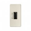 Simon 2701097-031 Зарядное устройство USB узкое 10W, 230В