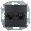 Simon 1591590-038 Розетка комбинированная RJ11 + RJ45 Cat.6 UTP (Systimax)