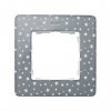 Simon 8200610-223 Рамка на 1 пост, звезды на сером/белый, S82D