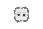 Simon 1591589-030 Розетка телефонная 2xRJ11, белый, S15