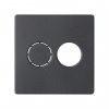 Simon 82082-38 Накладка для стерео аудиорозетки, графит, S82