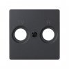 Simon 82053-38 Накладка для розетки R-TV+SAT с пикт."TV R", графит, S82