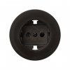 Simon 88041-62 Накладка со шторками для розетки Schuko 2Р+Е, коричневый, S88