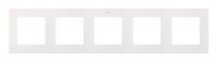 Simon 2400650-030 Рамка на 5 постов, белый, S24