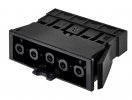 Simon CR5001-14 Разъем "мама" встраиваемый, 5 контактов, безвинт., графит, QC