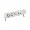 Simon 42504020-130 Настольный x5 розеточный блок, 4х2P+E, 2хRJ45