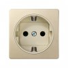 Simon 82041-64 Накладка со шторками для розетки Schuko 2Р+Е цвета шампань/сл.кость S82