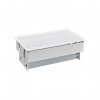 Simon 47624000-130 Двусторонний врезной x12 розеточный блок, планка, 8x2P+E, 2xUSB A+A з/у