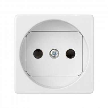 Фотография товара 'Simon 27431-65 Розетка со шторками 2Р, 16A 250В~ винт'