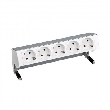 Фотография товара 'Simon 42505000-133 Настольный x5 розеточный блок, 5x2P+E'